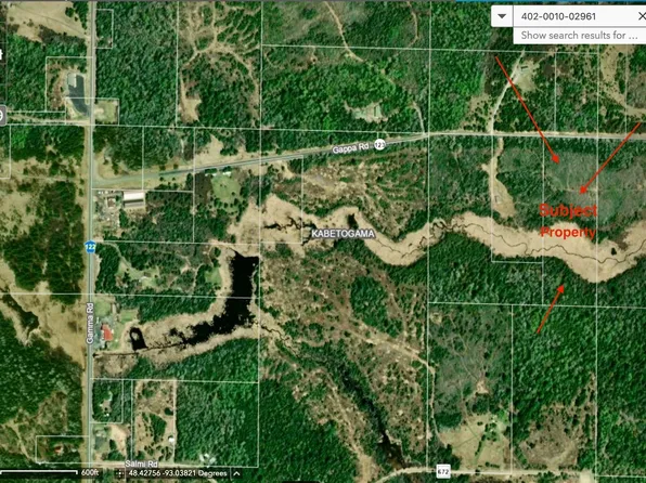 Gappa Road Land, Kabetogama, MN 56669