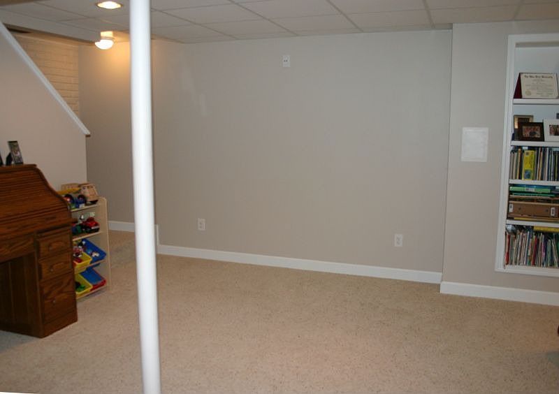 Finished lower level