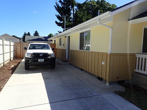 Driveway access to shop.