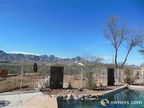 Enclosed courtyard with pool