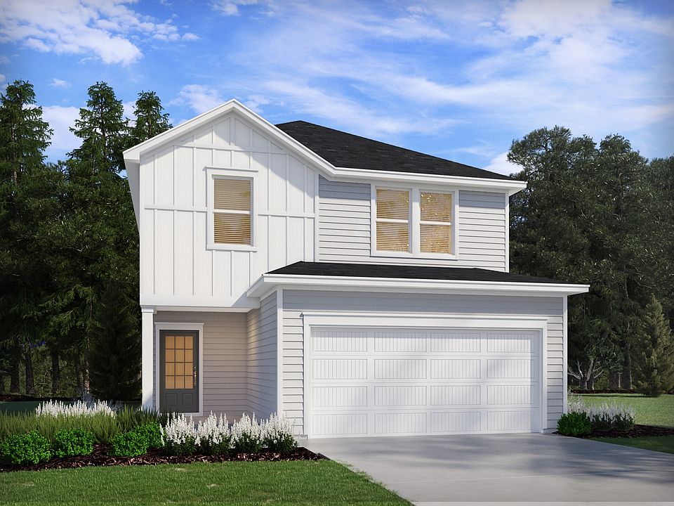 The Roswell floorplan with Elevation E modeled at Manning Mill.