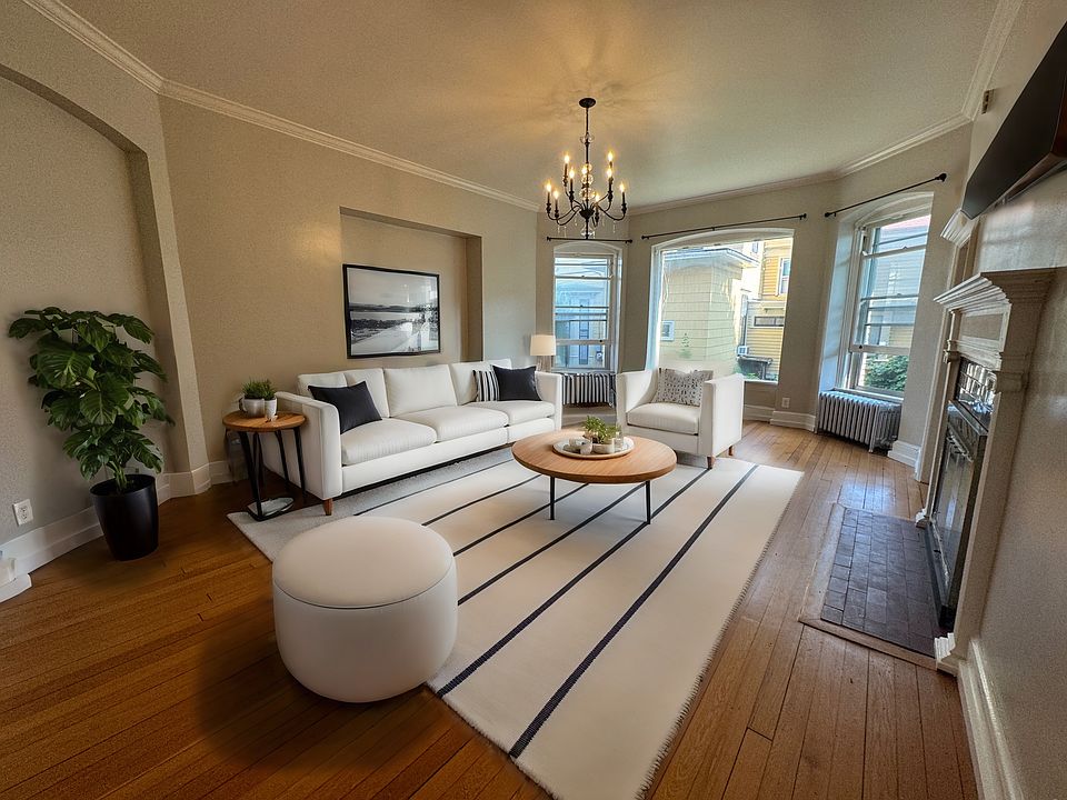 Virtually Staged Living Room