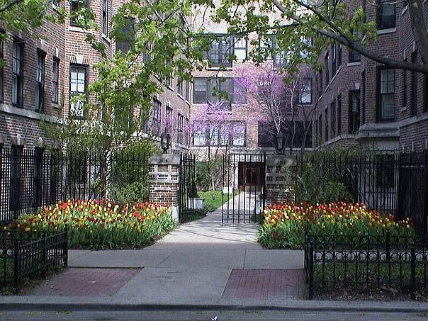gated courtyard professionally landscaped © Tim Gallagher, All rights reserved
