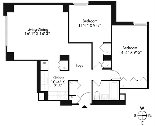 Floor plan 2B
