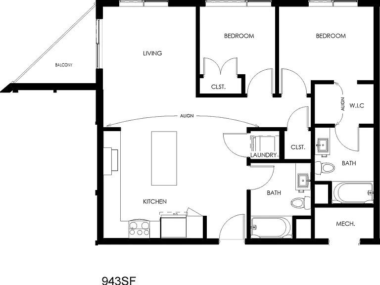 Mallard | 2bd, 2ba - 943 sqft. Mallard | 2bd, 2ba - 943 sqft.