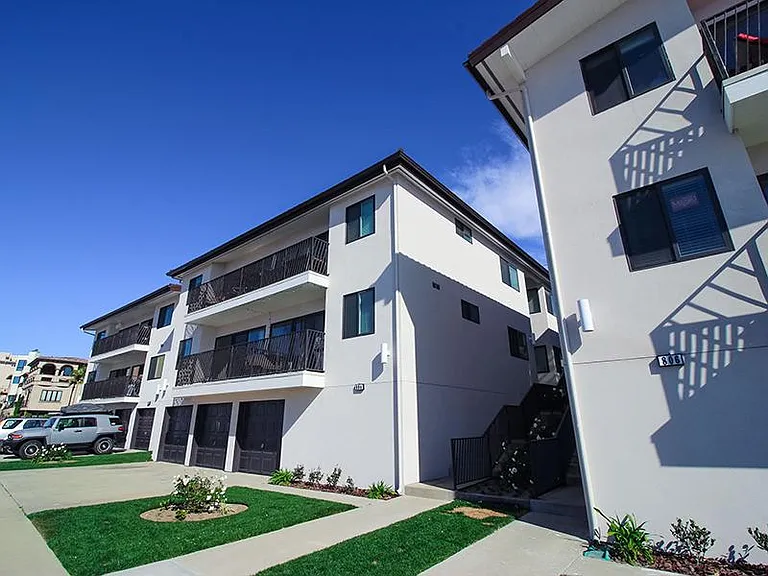Via Esplanade Apartments Redondo Beach Exterior View and Balconies
