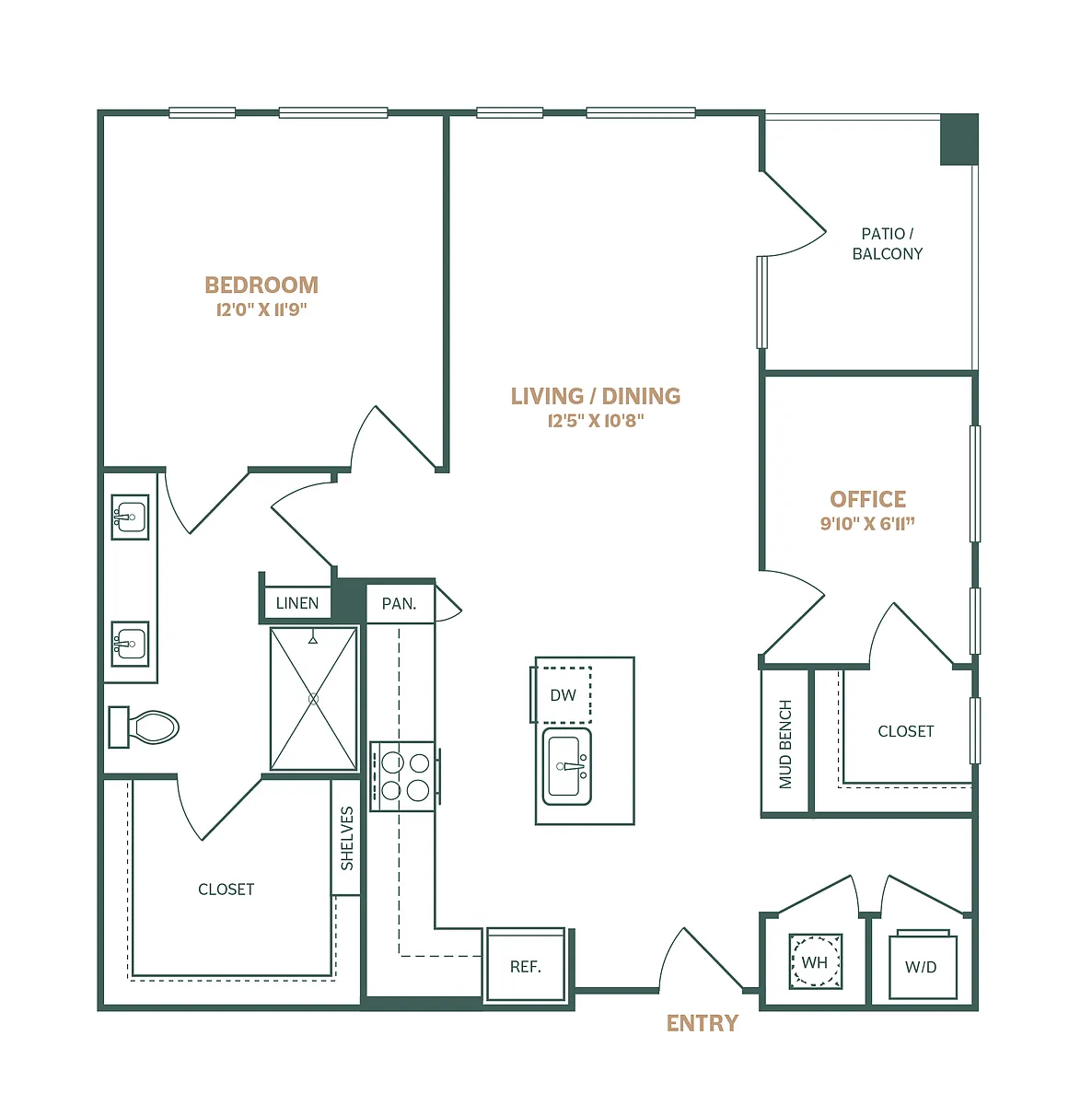 Floor plan A21