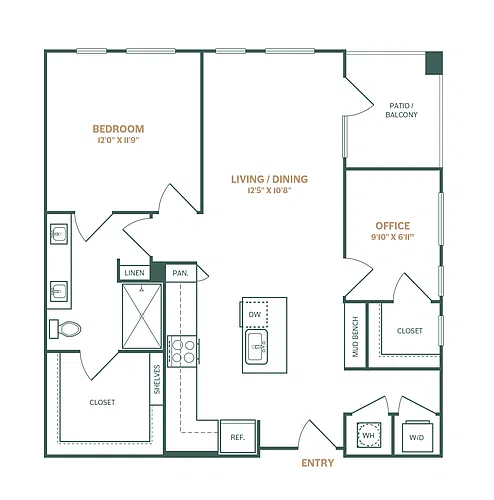 Floor plan A21