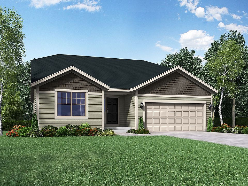 Camden Cottage elevation rendering by William Ryan Homes