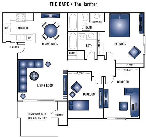 Floor plan The Hartford