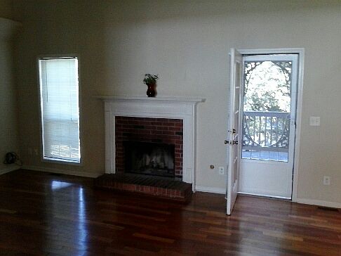 Great Room with Fireplace and cable connection