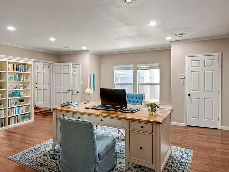 Flexible bonus room could be hone office or second living room.
