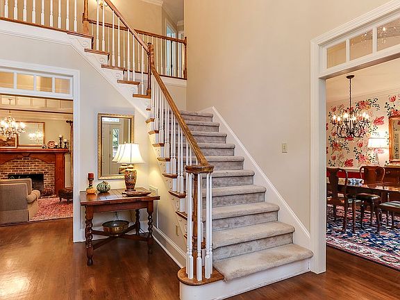 Freshly painted foyer