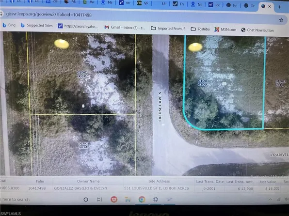 531 Louisville ST E, LEHIGH ACRES, FL 33974