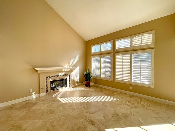 Family room with fireplace