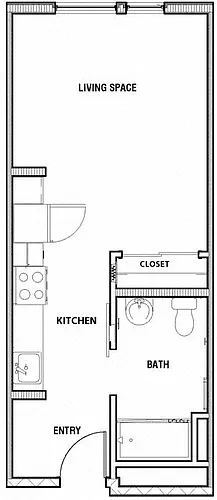 Floor plan Studio