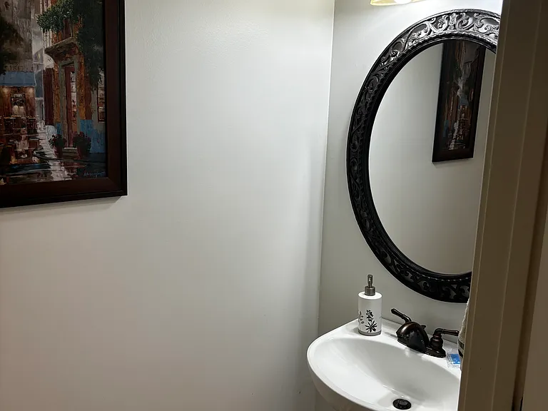 Guest restroom.