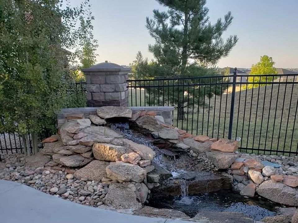 Custom waterfall