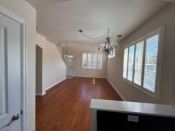 Large open living/dining room (view from the kitchen counter)