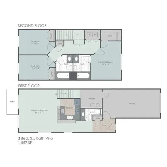 Floor plan Villa