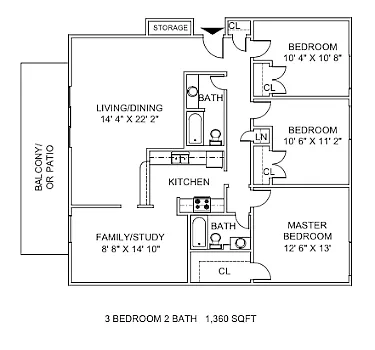 Floor plan C1