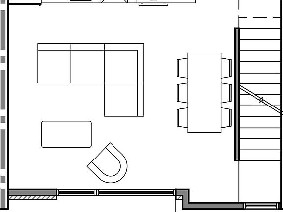 Full bath with Alcove tub on first floor