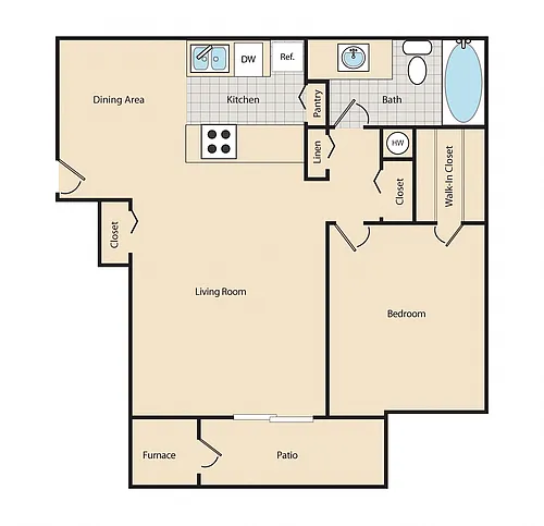 Floor plan The Sparrow