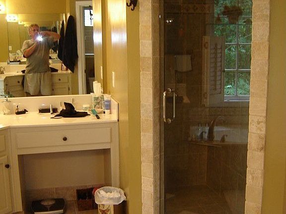 Shower safety glass door upgrade