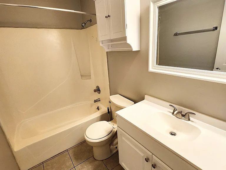 New lights, mirror and vanity