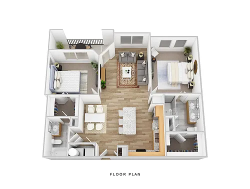 Floor plan B2J