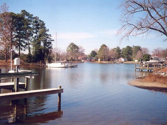 View from pier
