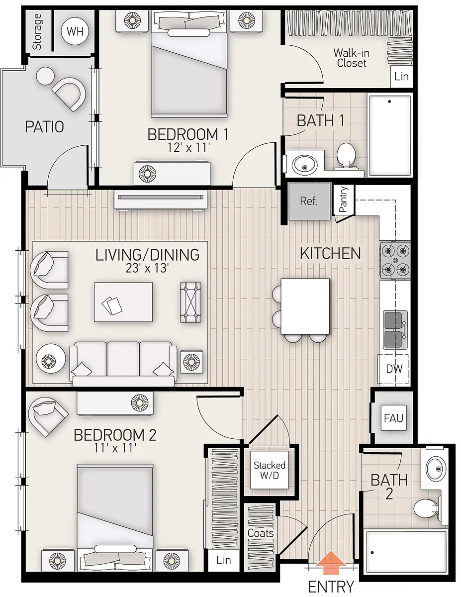 Floor plan Soggiorno - Plan D