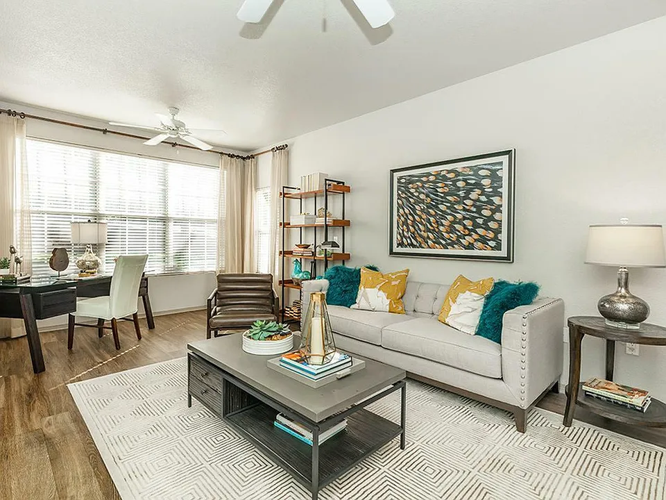 Spacious Living Room in Apartments at Lifestyles at Pellicano, El Paso