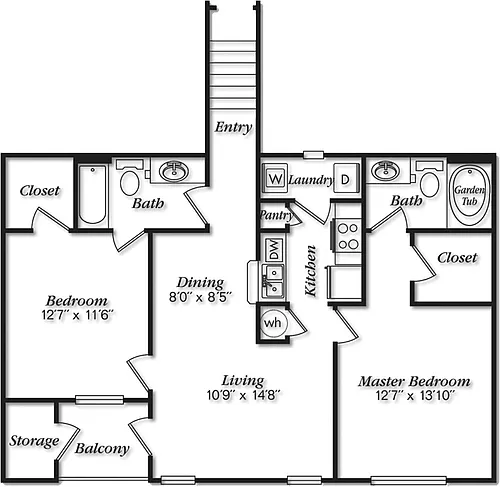 Floor plan B3U