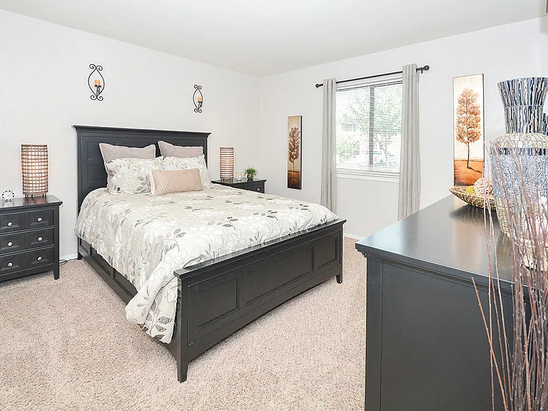 Spacious Carpeted Bedrooms