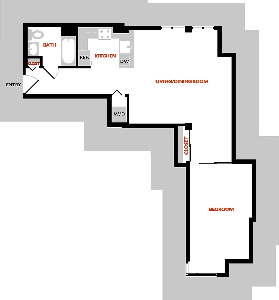 Floor plan Plan 1H