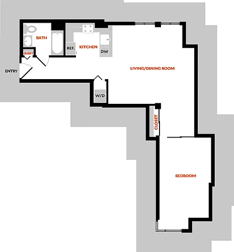 Floor plan Plan 1H