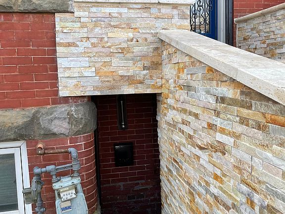 Separate entrance to basement apartment