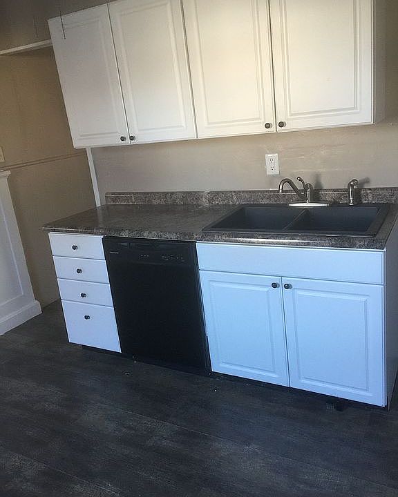 New cabinets and sink