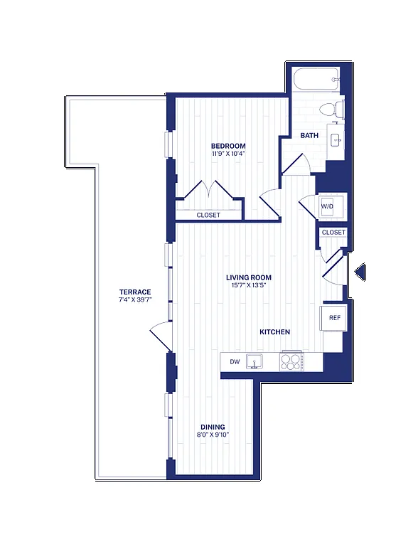 Floor plan Penthouse E2