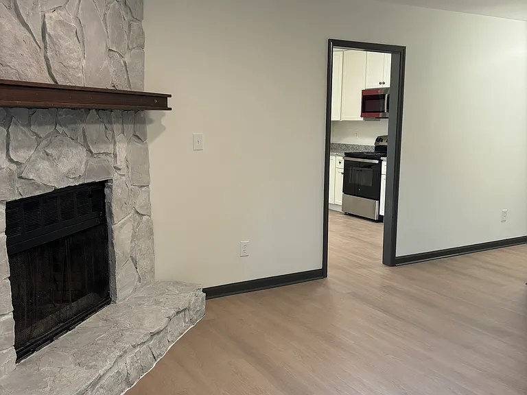 View from Living Room into Kitchen