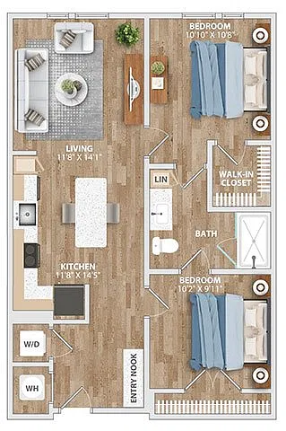 Floor plan A14D