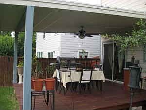 Sample layout of 15x15 Patio