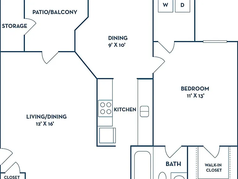 1 Bedroom | 1 Bath | 893 SF 1 Bedroom | 1 Bath | 893 SF