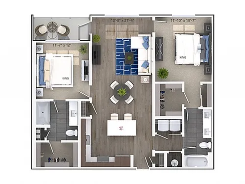 Floor plan Glenlake (C5)