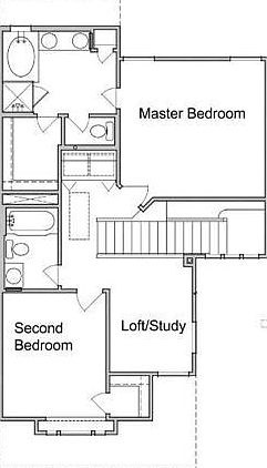 Plan 1328 Second Floor
