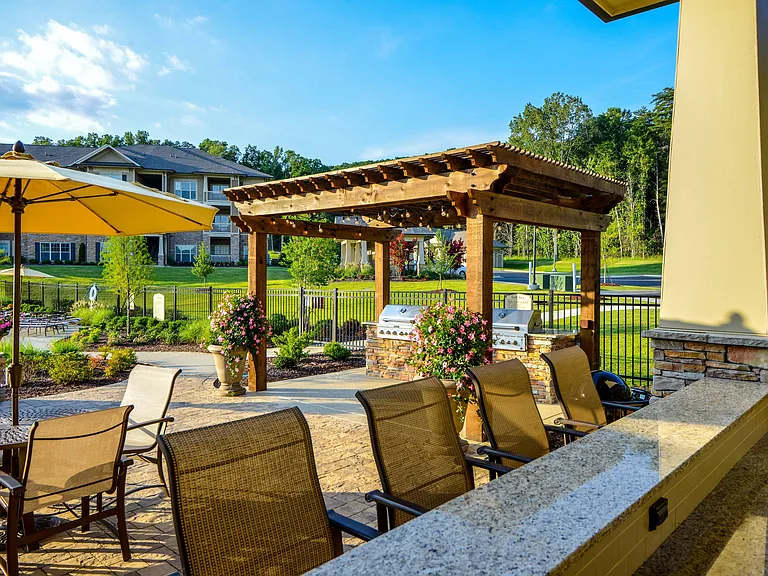 Outdoor Bar and Grill Area