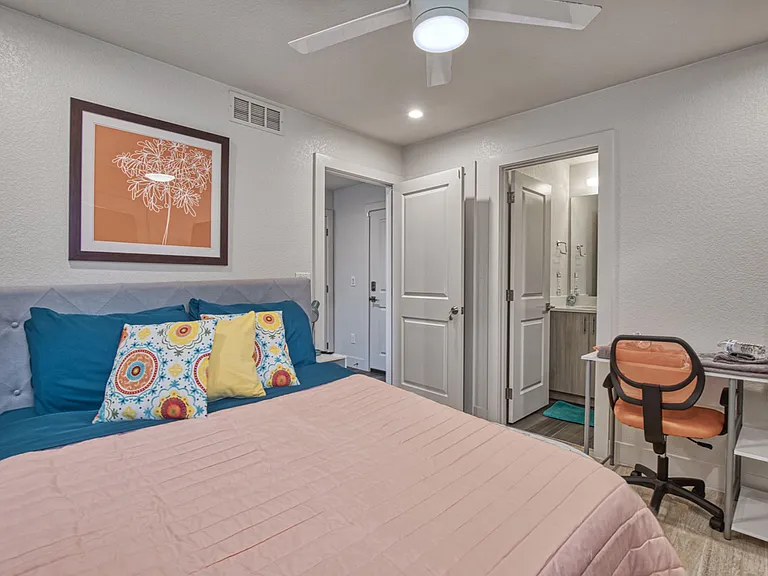 First floor bedroom with private entrance and ensuite bathroom