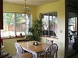 Breakfast nook next to kitchen