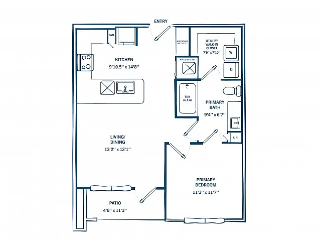 Floor plan A1C